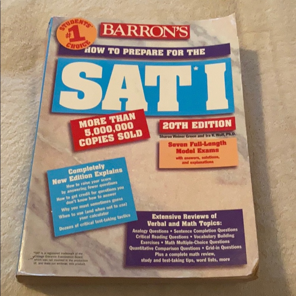 Sat prep book